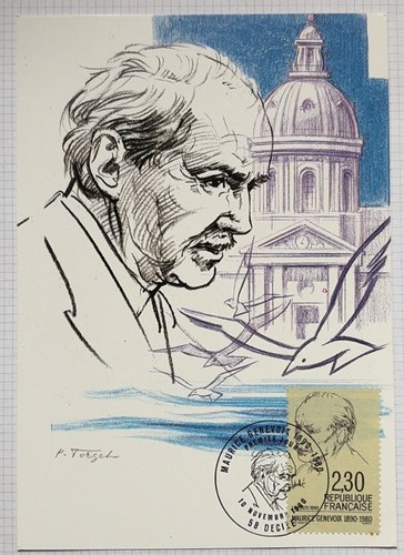 Carte postale premier - premier, jour