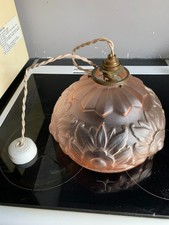 Ancien globe abat-jour globe