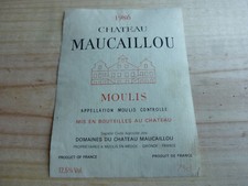 étiquette vin Chateau