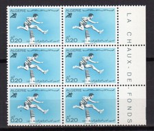 Algérie 1971 jeux sportifs méditerranéens bloc de 6 timbres neufs MNH /TE819