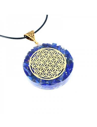 Orgonite pendentif fleur - pendentif, de
