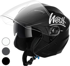 Westt Jet Casco Moto Man Woman
