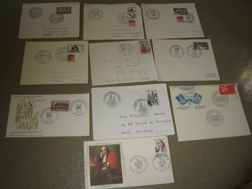 Superbe lot enveloppes - de, 10