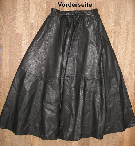Jupe longue lederrock noir - jupe,