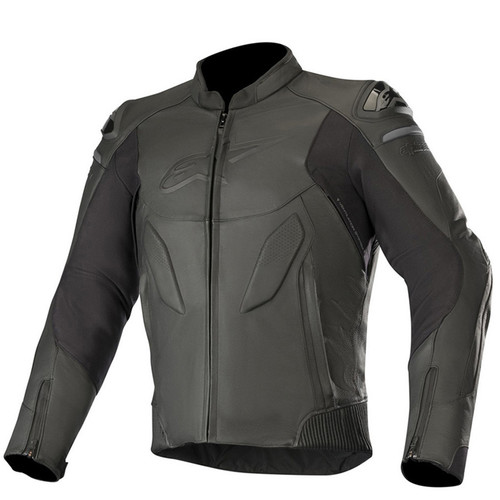 Blouson moto cuir noir - moto, en