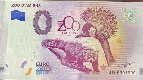 Billet euro zoo d amiens - , d'amiens