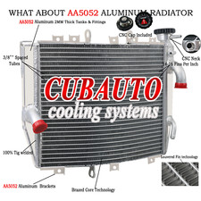 Aluminium Radiateur Pour Kawasaki Ninja ZX-10R ZX10R 2004-2005 2004 FR Nou