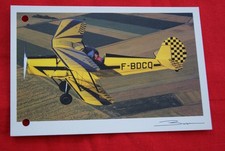 AVIATION- STAMPE SV 4 JAUNE GUY BROCHOT  N°85 CARTE POSTALE