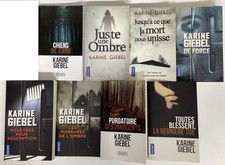 8 romans KARINE GIEBEL livre lot roman poche policier thriller