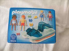 PLAYMOBIL vintage 9424 Family Fun vacances plage soleil pédalo tobogan