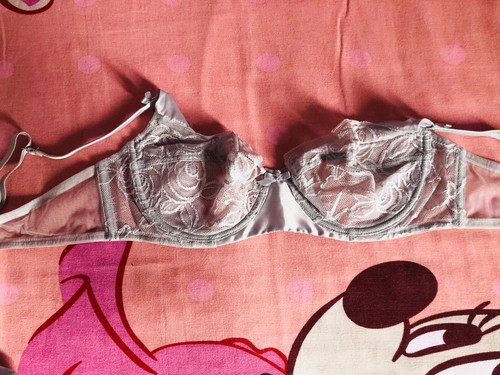 Soutien gorge dentelle gris - soutien-gorge,