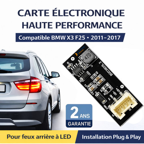 Pilote led feu arrière - feu, x3