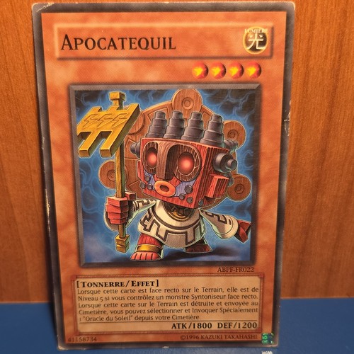 Konami apocatequil - yu-gi-oh!,
