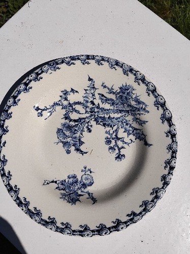 Assiette les chardons - assiette, "les