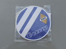 PLAQUE AUTOMOBILE RONDE : RENAULT GORDINI 20*20 CM