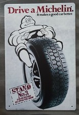 Plaque métal tôle MICHELIN vintage garage métal réédition 20x30 cm Bibendum  4