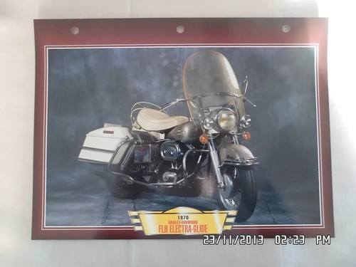 Carte fiche moto - fiche, harley