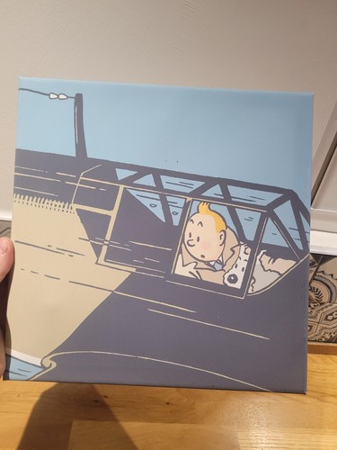 Toile tendue tintin milou - tendue,