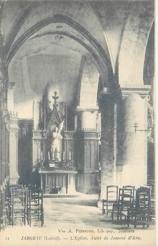 Jargeau eglise autel - 45,, l'eglise,