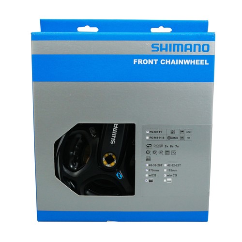 Pedalier vtt shimano 8v - pedalier,