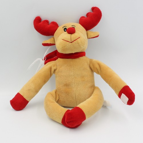 Doudou peluche renne élan