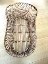 Berceau couffin ancien en osier