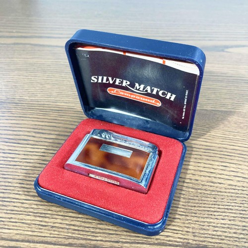 Briquet vintage silver match - vintage,