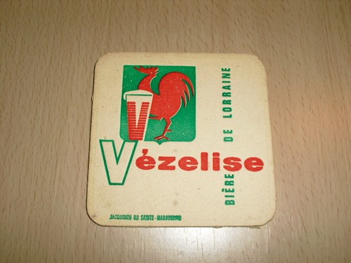Sous bock vézelise bière de - vézelise,