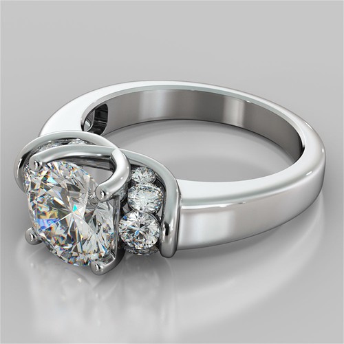 Bague fiançailles en - de,