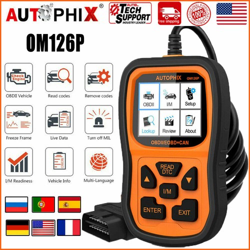 Autophix om126p obdii - autophix,