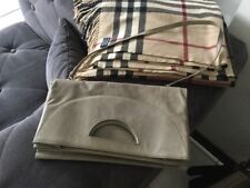 Sac Pochette COMPTOIR DES COTONNIERS cuir gris bon état 