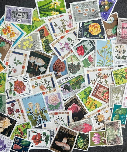 Lot timbres différents - timbres,