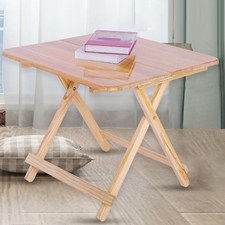 Table Pliante Carrée En Bois