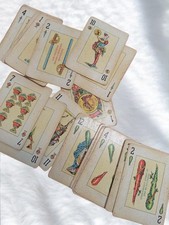 Jeu cartes ancien vintage - de,