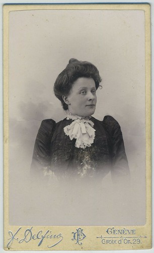 Cdv circa 1900 portrait une - 1900., d'une