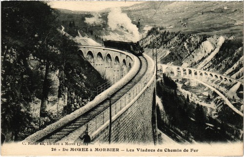 Cpa morez morbier - a,