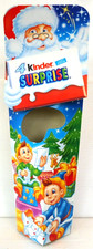 BOITE VIDE KINDER SURPRISE CARTON POUR 4 OEUFS 2003 FRANCE NOEL