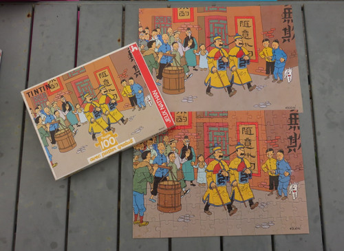 Puzzle tintin le lotus - -,
