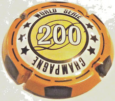 Capsule de Champagne générique N° 824 (Jeton Poker 200 - ( 5 de coeur )