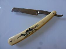 RASOIR COUPE CHOUX RAMEAU LA COLOMBE MANCHE DECOR CIGOGNE