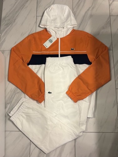 Lacoste men tracksuit - lacoste, orange