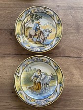 ancienne paire d'assiettes en