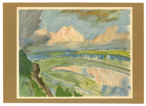 Erich heckel spiegelnde - heckel, «
