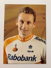 CARTE PHOTO CYCLISME - RABOBANK - ADRIE VAN DER POEL