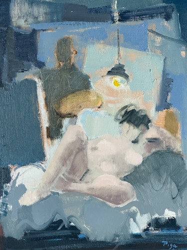 Beau tableau ancien portrait - ancien,
