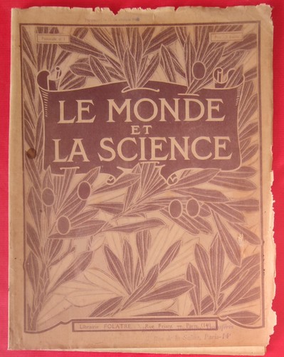 Revue monde la - monde, science