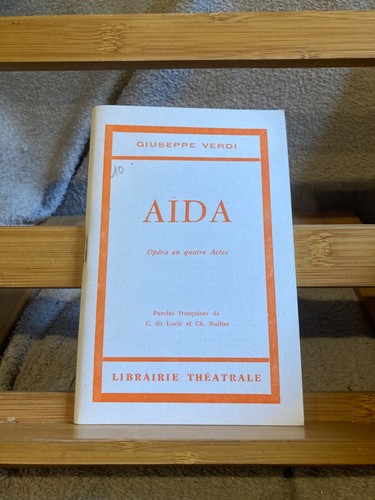 Verdi aïda livret français - livret,