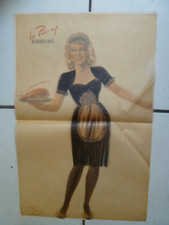 POSTER  CENTRAL  DU   Magazine  STARS et VEDETTES  avec PIN-UP de ROGER BRARD  3