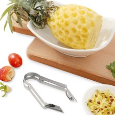 Éplucheur D’yeux D’ananas En Acier Inoxydable Poignée Confortable Facile à