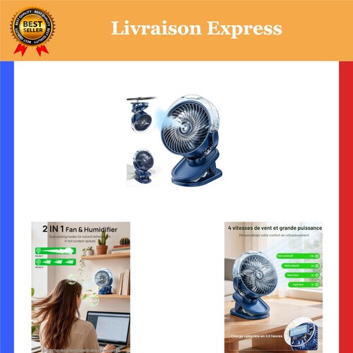 Ventilateur pince avec - ventilateur,